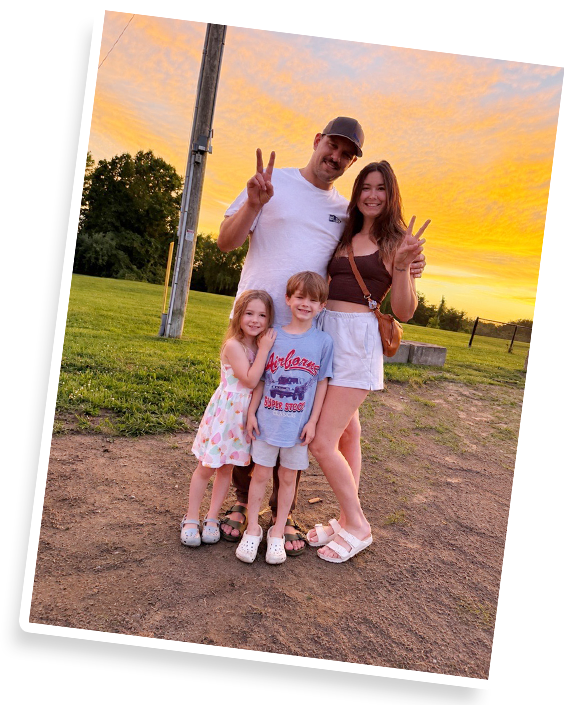 Emma and her family