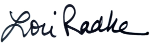 Lori Radke signature