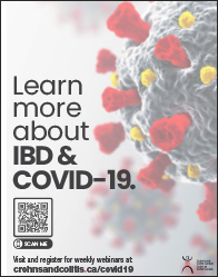 Learn More about IBD and COVID-19 Poster - short