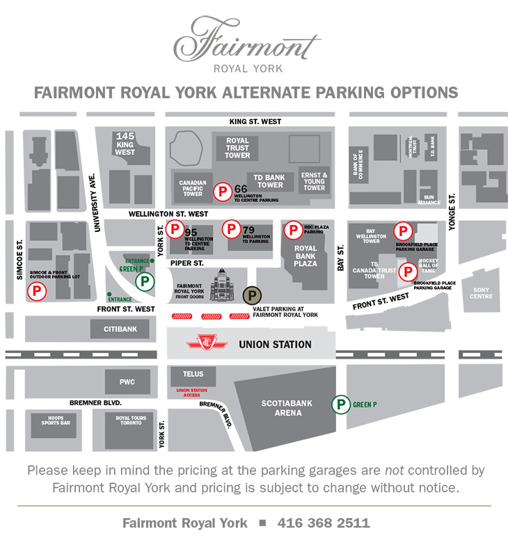 Fairmont underground parking