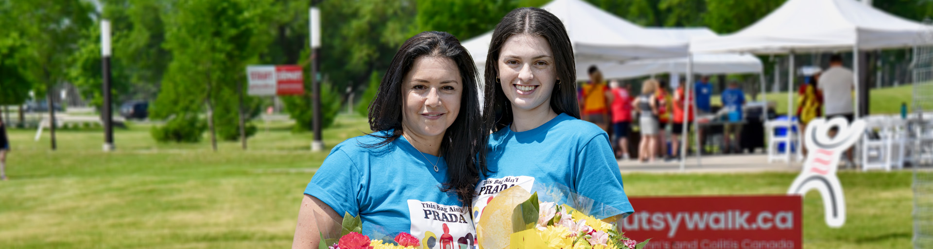 This bag ain't prada mother and daughter at Gutsy Walk