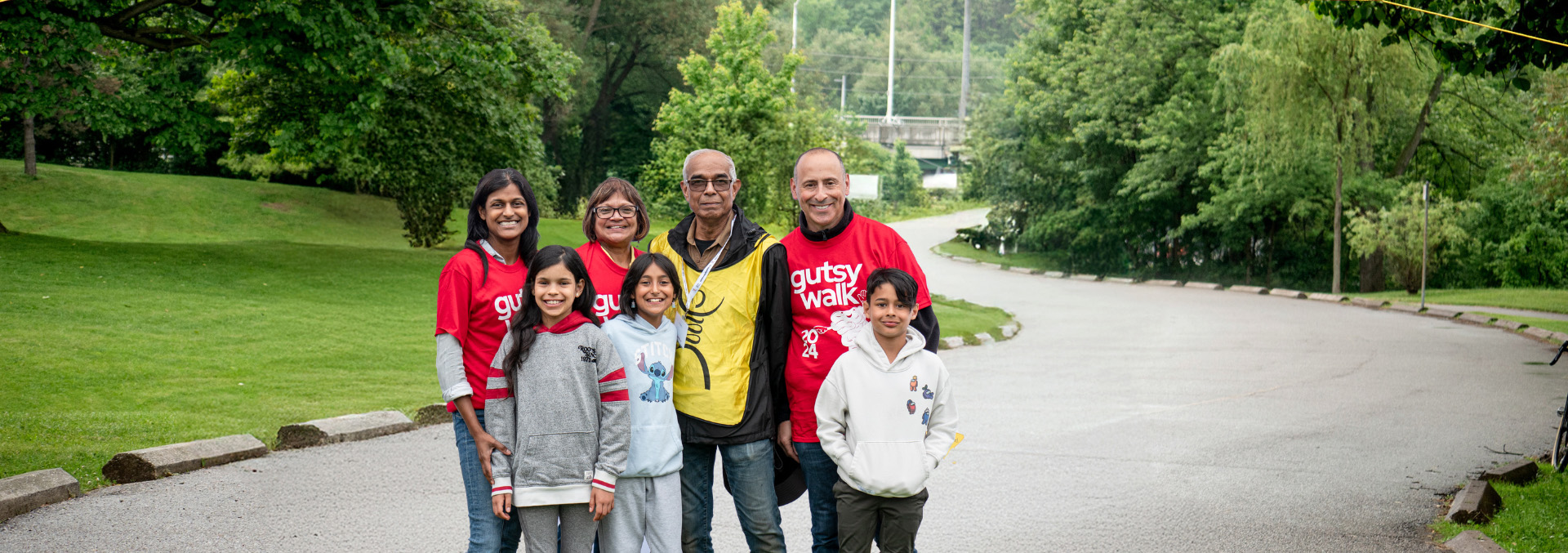 Family at Gutsy Walk