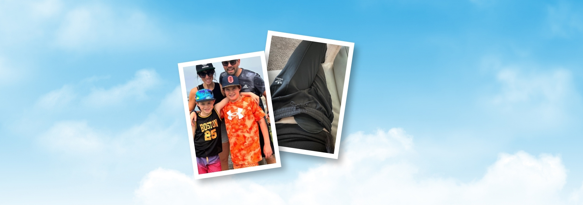 Sarah, a person living with IBD and her family