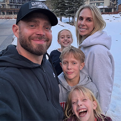 Melissa Holbrook and family