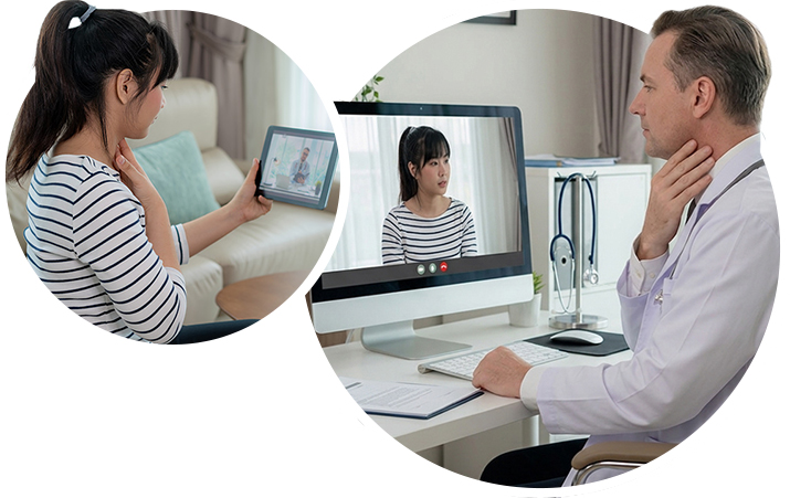 Patient and remote physician