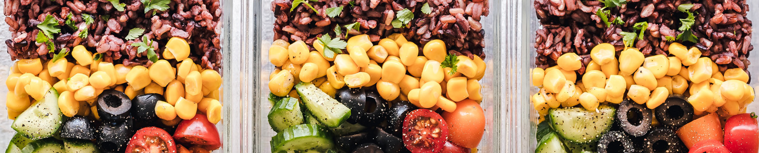beans and healthy vegetables