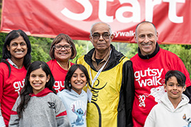 Gutsy Walk participants