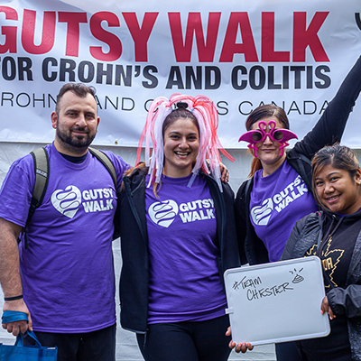 Gutsy Walk participants
