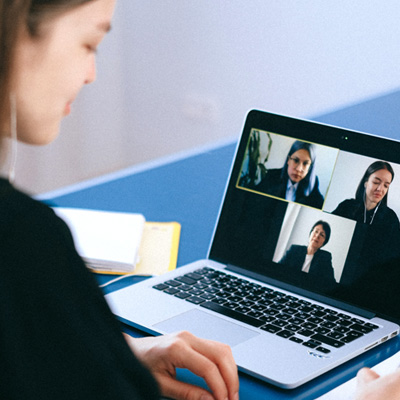 People in a Zoom Meeting