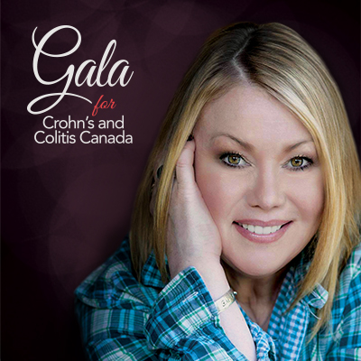 Jann Arden image announcing her perforing at Crohn