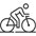 Bike riding icon