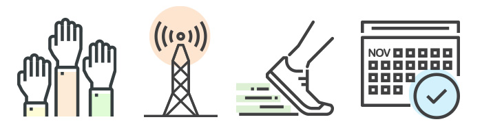 volunteer icons
